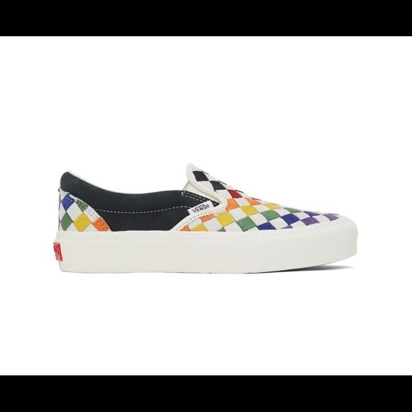 VANS Rare Multicolor Suede leather Pride Classic VLT LX Sneakers 10.5 W/ 9 M - Picture 4 of 10